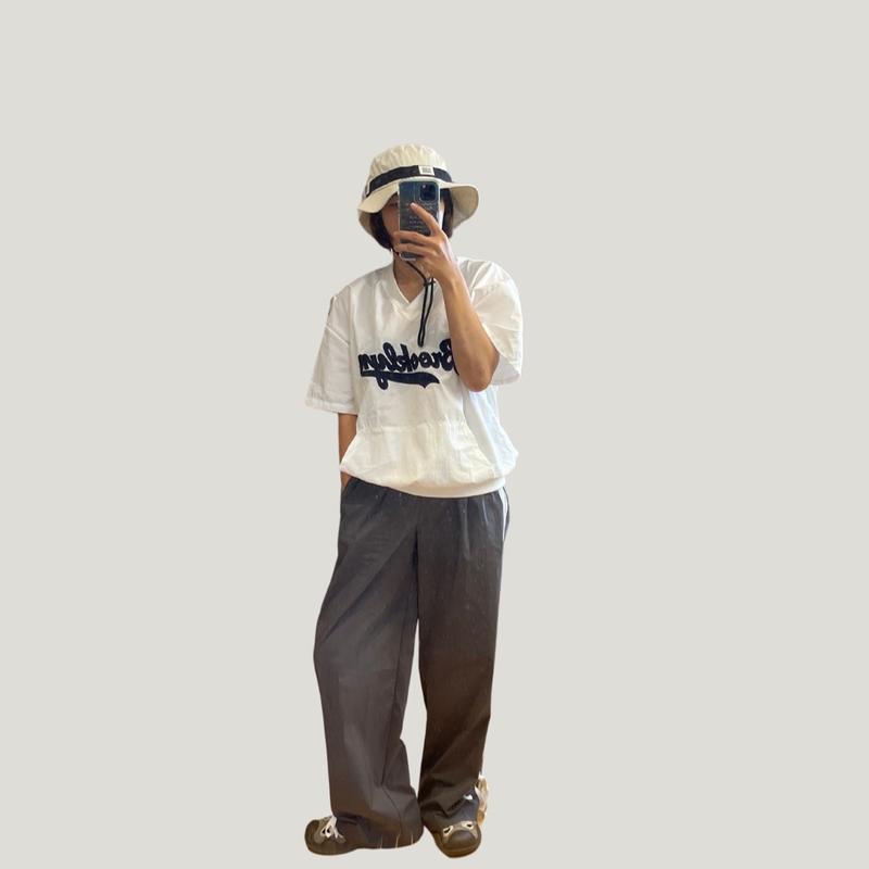 Quần lưng chun phối 4 sọc 2 bên kèm thắt nơ- mẫu mới 2024 -Nữ Pants Women có thể giặt máy thường 2