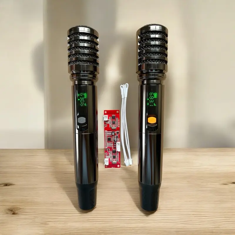 Micro loa kéo ks333 dòng micro cao cấp hợp kim toàn phần chống hú hát nhẹ, tặng kèm pin sạc và dây sạc, sản phẩm mới nhất thiết kế 2025 0