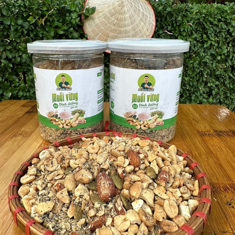 Muối vừng dinh dưỡng dã tay Lê Anh Nuôi, hũ 300g