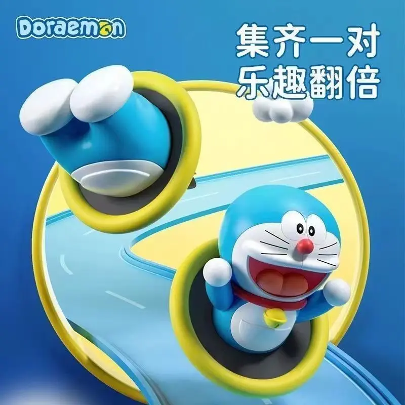 Doraemon Creative Pass Circle Refrigerator Magnetic Sticker, 3D Cartoon Cute Doraemon Decor