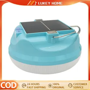 Lampu roti LED model baru dengan pengisian daya surya, lampu sorot portabel untuk kegiatan luar ruangan seperti camping, mudah dibawa dan digunakan sebagai lampu darurat.