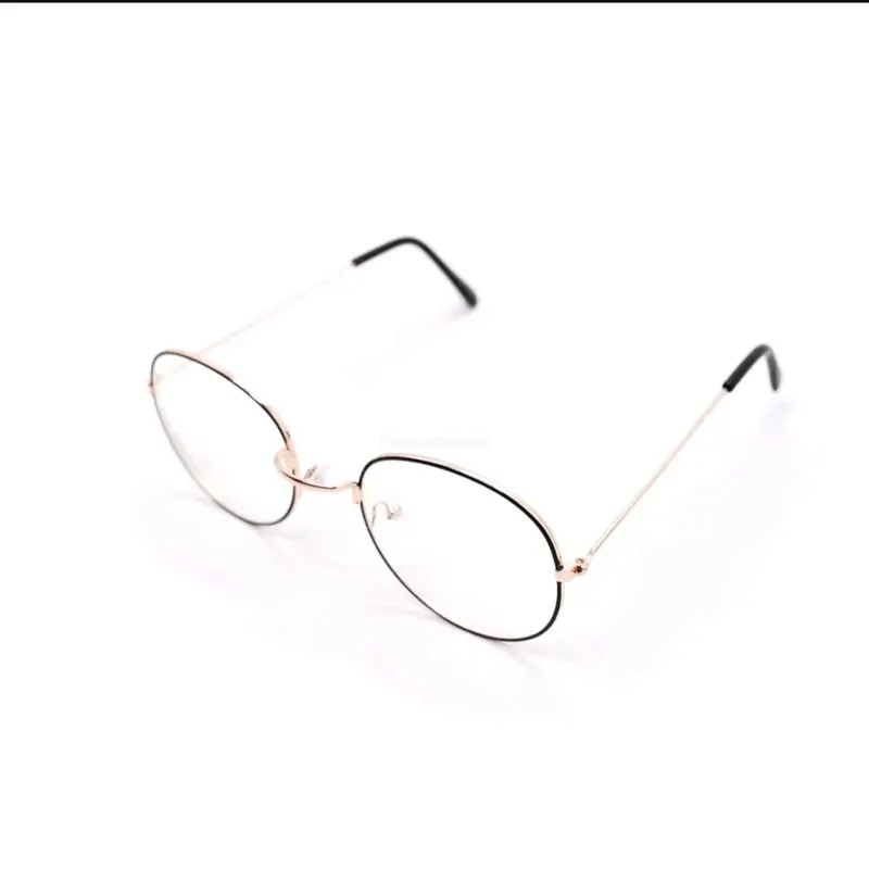 Kacamata Minus Antiradiasi Frame Titanium Bulat/ kacamata Rabun Jauh Perempuan Eyewear Plastik daily 1