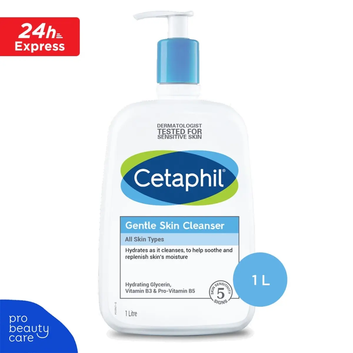 Cetaphil 1000ml - Gentle Skin Cleanser 1000 ml - 1 liter