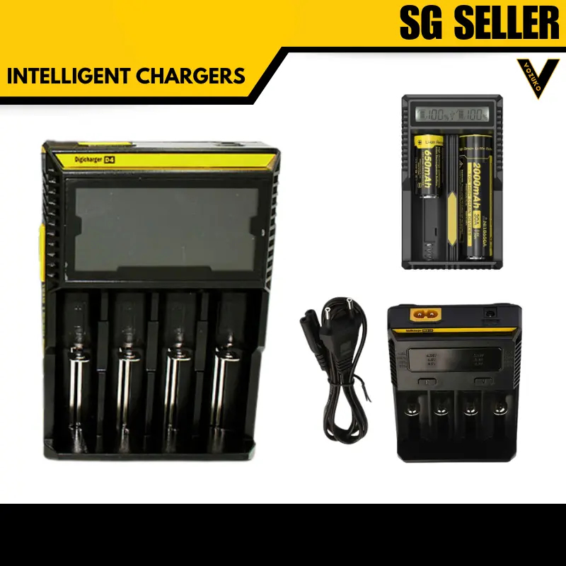 INTELLIGENT CHARGER BATTERY WITH LCD DISPLAY AND OVEHARGING PROTECTION
