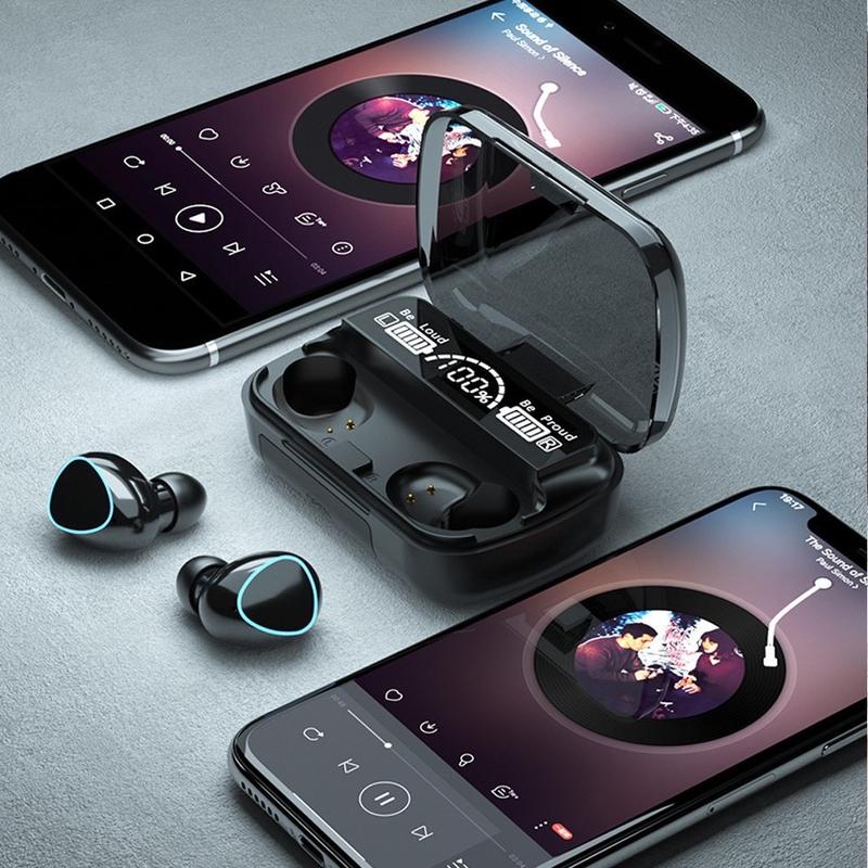 Tai Nghe Bluetooth M10 Pro Tai Nghe Không dây M10 Pro Phiên Bản Nâng Cấp Pin Trâu, Nút Cảm Ứng Tự Động Kết Nối Nhét Tai