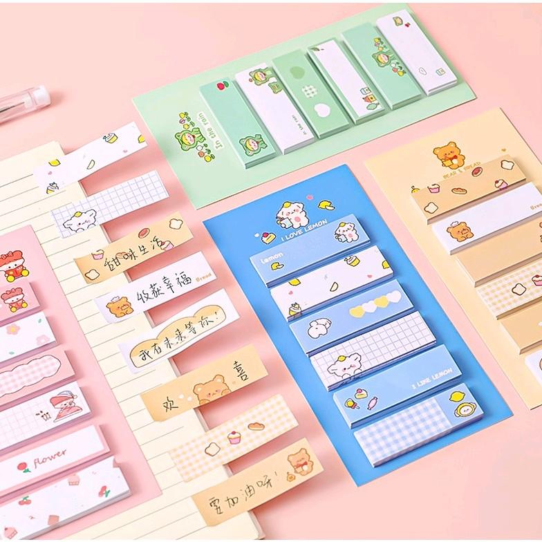 STICKY NOTES BARIS MOTIF KARTUN LUCU 3
