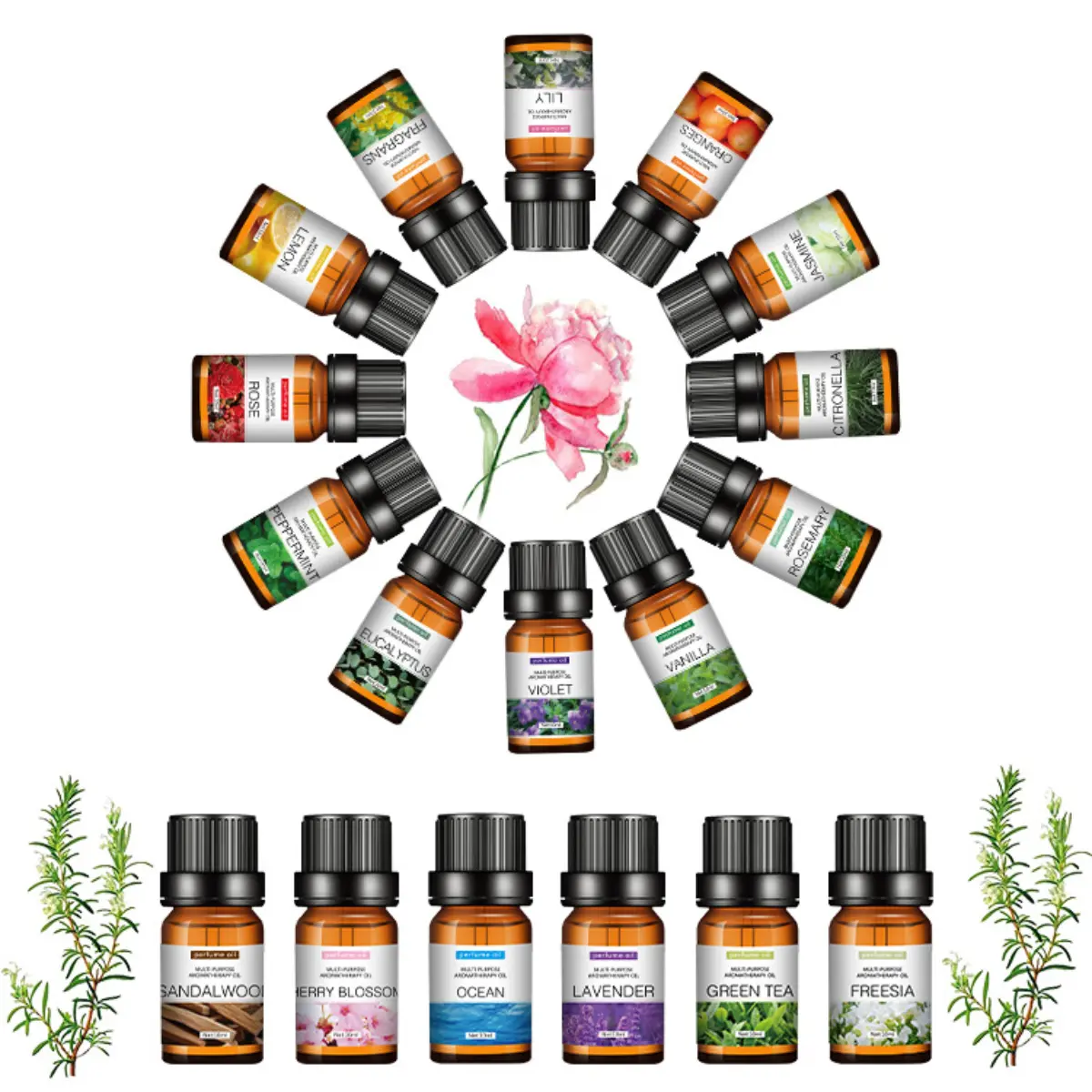 Water-soluble aromatherapy essential oil Perfume oil 10ML essential oil aromatherapy humidifier essential oil hot model