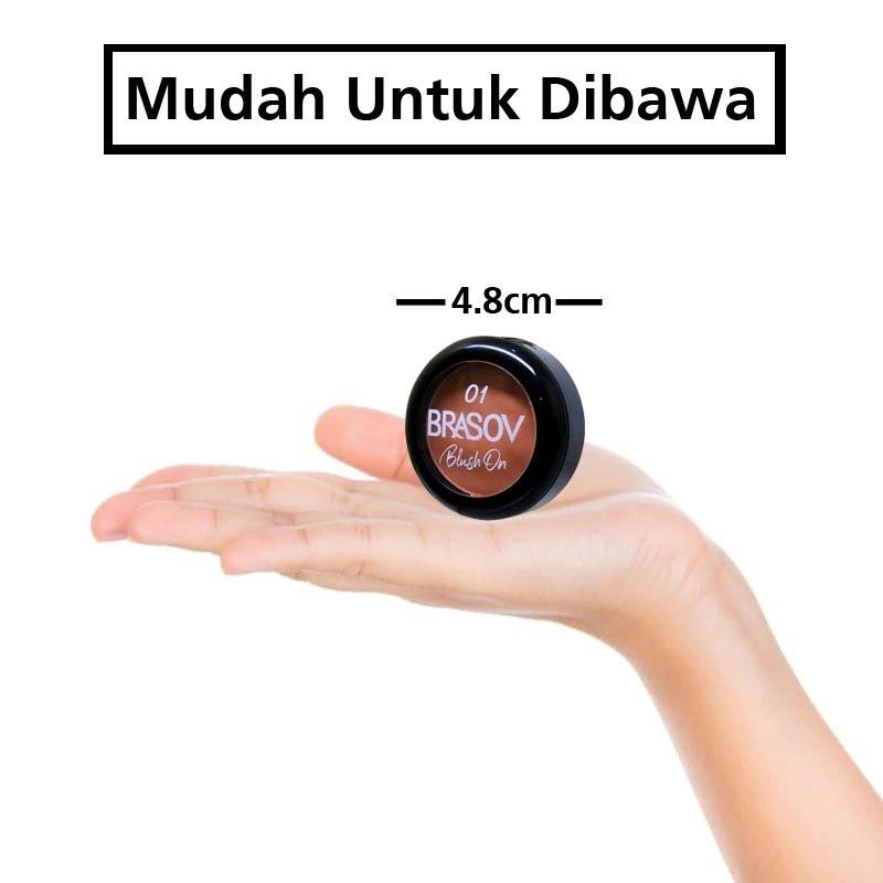 BRASOV Blush On Shade 01 & 02 Pigmented Perona Pipi BPOM 3