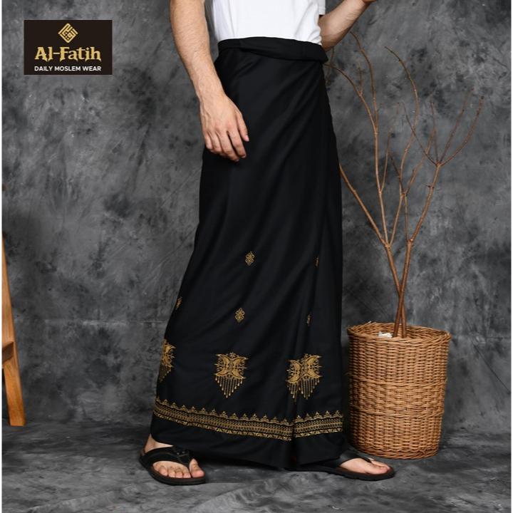 Sarung Bordir Pintu Aceh Motif Timbul Keren Sarung Sholat Pria Dewasa Muslim 2