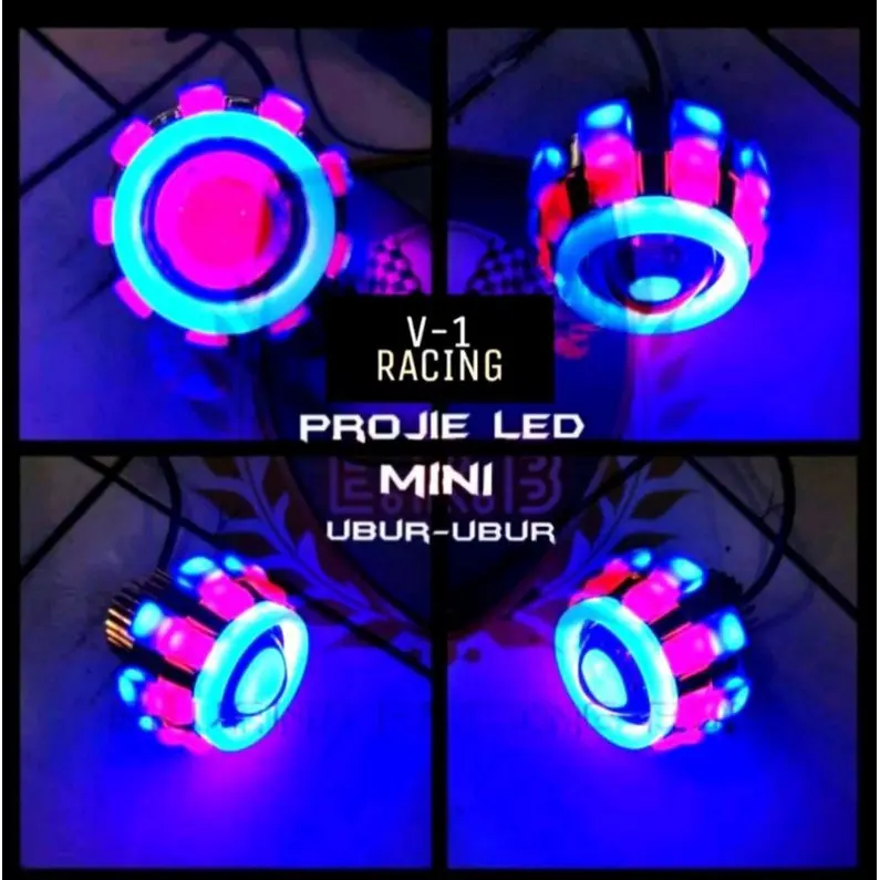 LAMPU PROJIE LED DEPAN UBUR UBUR U25 V10 RUNNING FLASH MODEL UBUR UBUR 0