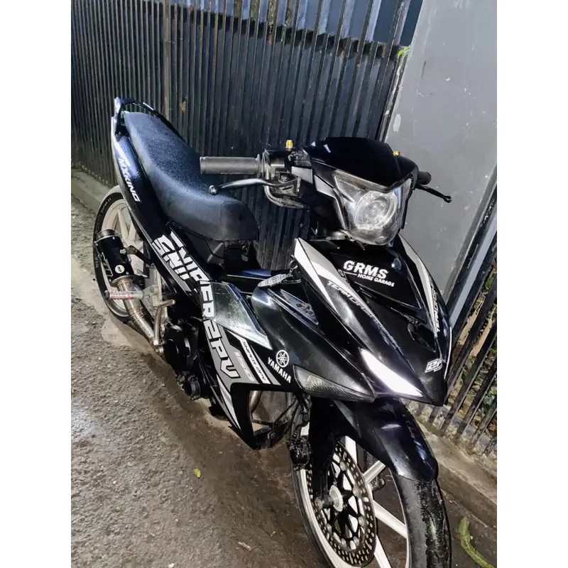 STIKER STRIPING TRANSPARAN  FACELIFT LIS STIKER UV MX KING Y15 ZR SEMI FULL VARIASI MODEL SIMPEL MINIMALIS BAHAN MAX DECAL PREMIUM CUSTOME DESAIN BISA COD H-MX-35 3