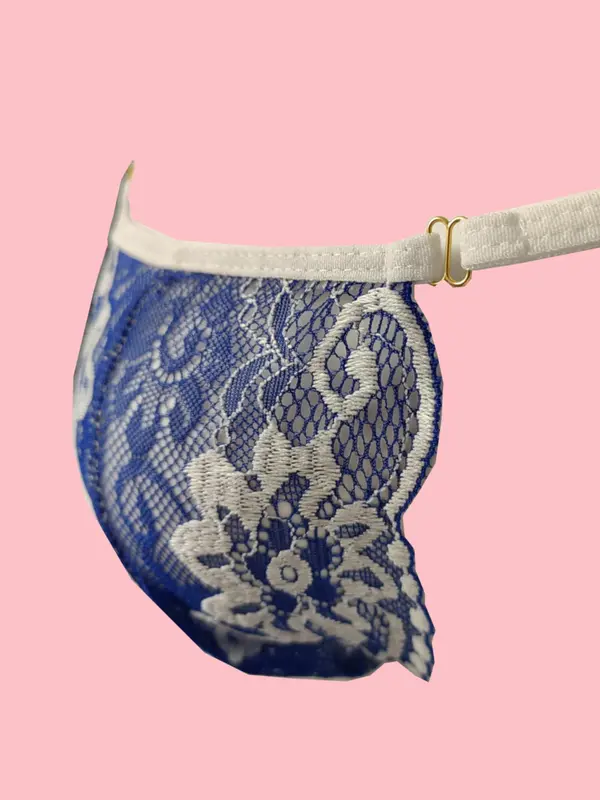 Men's Floral Lace Thong(3 Pcs), Sexy  Soft Comfortable  Breathable Panty for Daily Wear, Fashion Men's Underwear for All Seasons 0