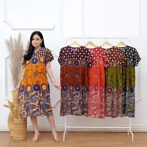 AA.Daster Batik - Daster Busui LD 105 - Atasan Wanita - Batik Motif Abstrak Kekinian