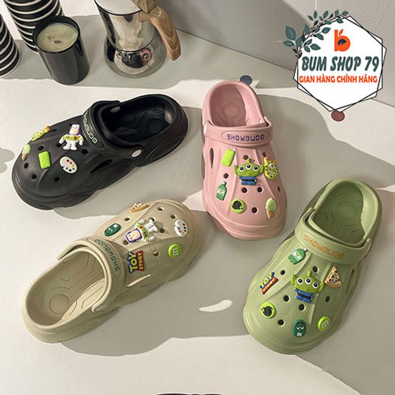 Dép sục đế cao icon cute dễ thương mang êm chân, Dép nữ cute dễ thương giá rẻ thiết kế thời thượng trẻ trung DéP Cao Su