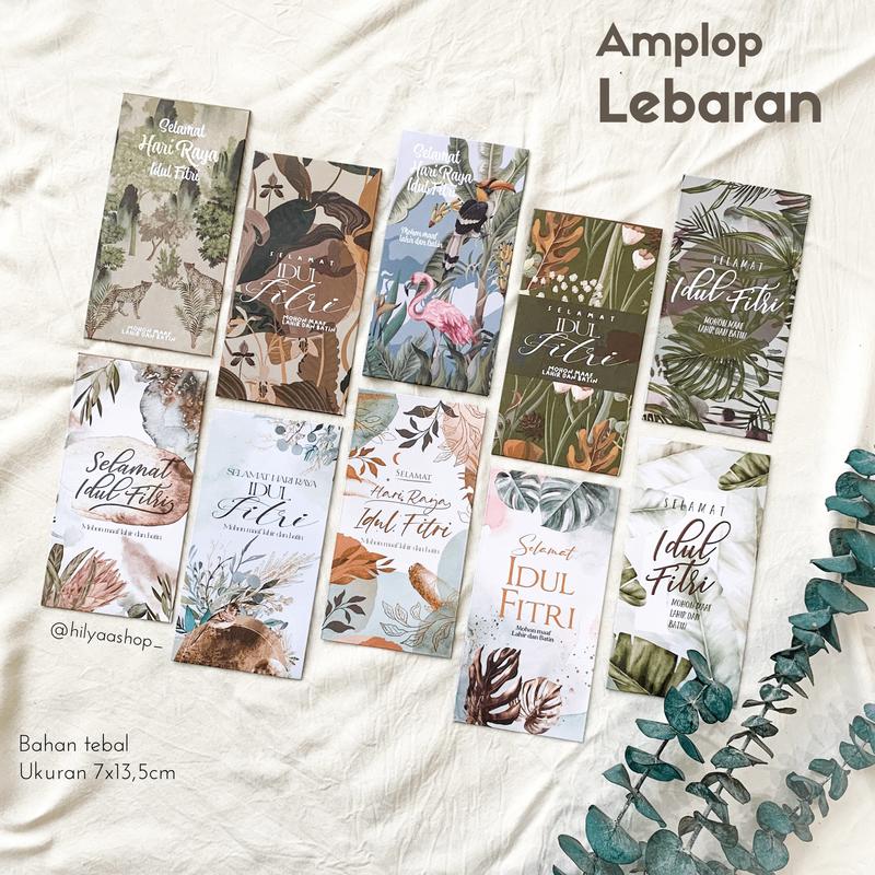 [Best Seller] Amplop Lebaran Premium / Amplop Idul Fitri Isi 20 pcs Sesuai Tema (Bahan Tebal) 0