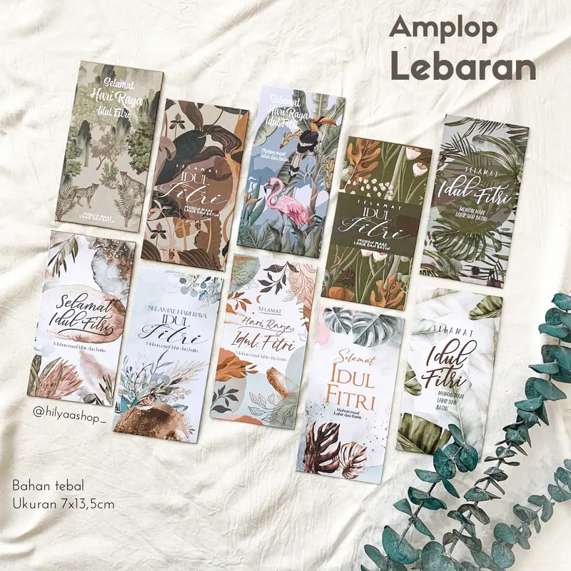 [Best Seller] Amplop Lebaran Premium / Amplop Idul Fitri Isi 20 pcs Sesuai Tema (Bahan Tebal) 0