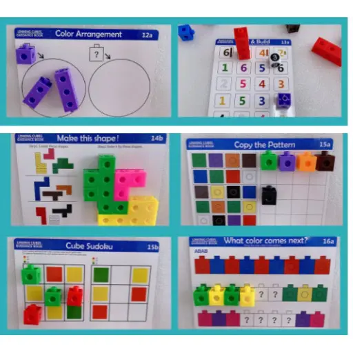 Đồ chơi giáo dục NUMBER BLOCK Linking Cubes học toán và xếp hình sáng tạo 100 khối NumberBlocks. 3