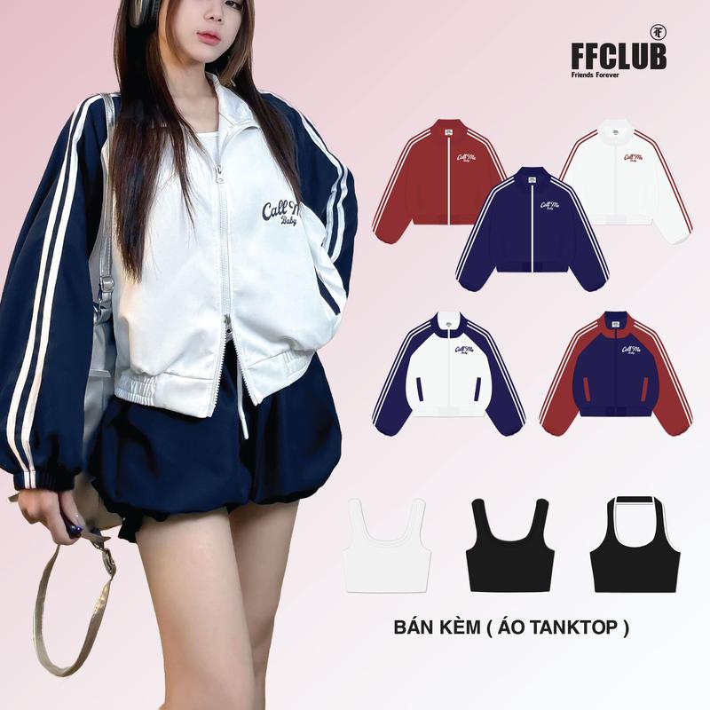ÁO KHOÁC JACKET FORM BOXY FFCLUB - FRIENDS FOREVER CHÍNH HÃNG Nữ Women Top