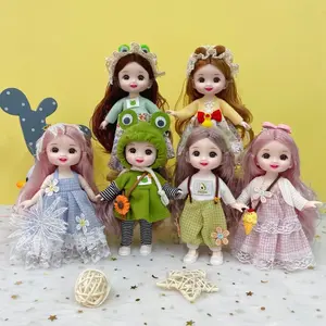 COD 17CM Boneka Doll Box Tekuk 17cm