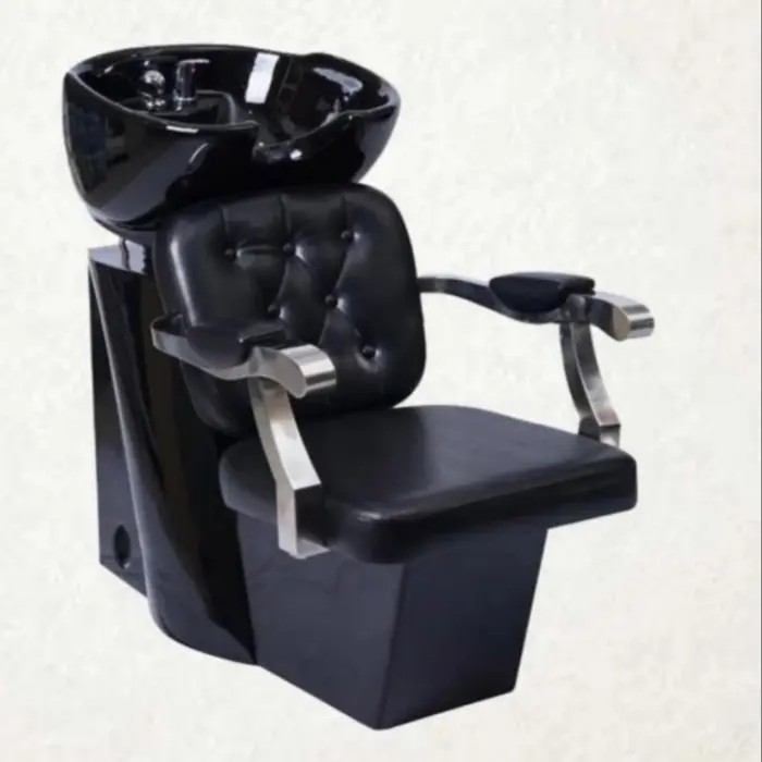 promo spesial Kursi Keramas Salon Kursi Kramas Barber Shop Import Original - Tipe 8015 Hitam 0