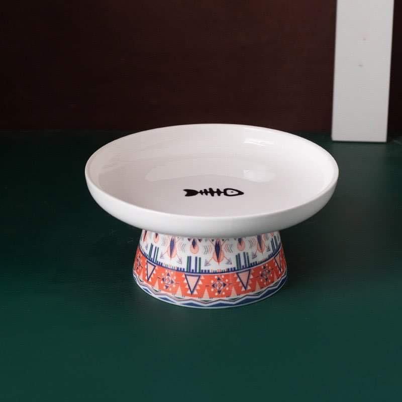 Chén ăn siêu to bằng sứ cho mèo mã 10