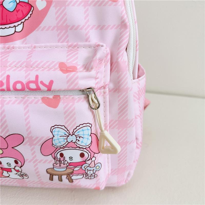 B&B Girl Kids Bag Kuromi Cinnamoroll Melody Sanrio Backpack Beg Sekolah School Bag Kindergarten Beg Budak Murah Beg Tadika Taska Beg Kanak-Kanak Melody Bag Hello Kitty Bag Cinnamoroll Bag Women's Bag Cute Cartoon Backpack 6