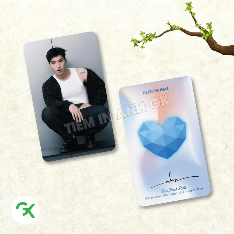 Photocard HIEUTHUHAI (P1) - Trần Minh Hiếu - Anh trai Say Hi - Size 5.5x9cm 3