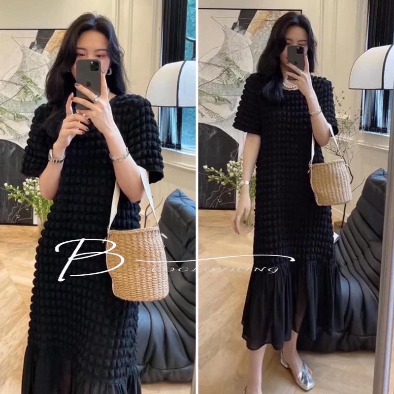 Váy ,Đầm bầu Bigsize dáng babaydolll hàng thiết kế chất liệu đũi xốp cao cấp Women Nữ Voi Voan 4