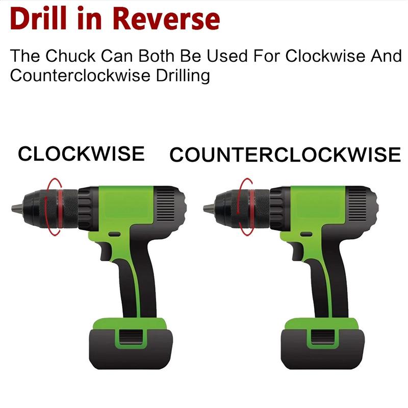 1/2-20UNF Keyless Drill Chuck & Accessories, Drill Chuck & Accessories, Professional Power Tool Accessories for Drill 4