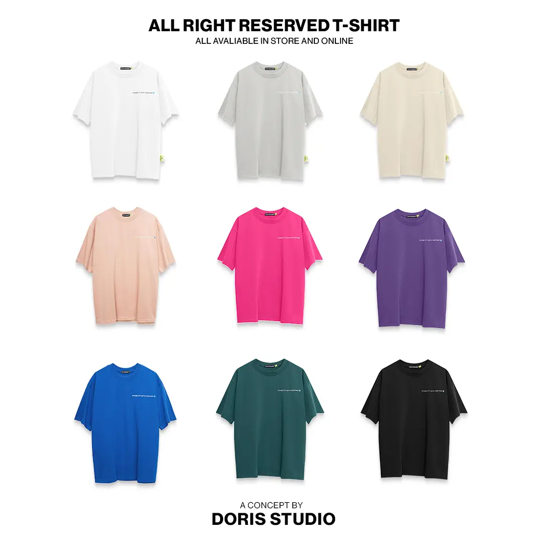 Áo thun DORIS BASIC Tay Lỡ Form Rộng / Unisex
