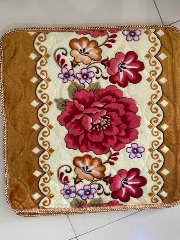 Thảm trải nỉ nhung vuông bé 55x55cm ( tấm vuông) bộ đệm lót ghế gỗ