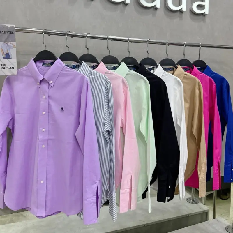 [MIDDUA] SM026 Sơmi tay dài form suông , vải linen & kate thô