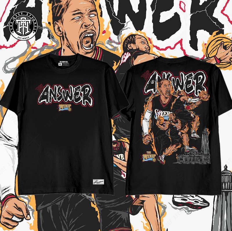 THE HOOP APPAREL AI THE ANSWER GRAPHIC TSHIRT FOR MEN AND WOMEN ...