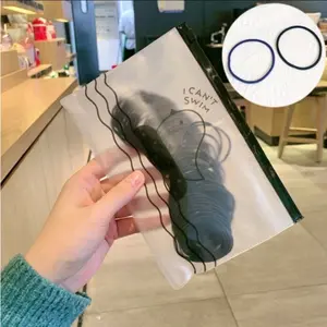 [ Isi 50 ] IKAT RAMBUT KARET DIAMETER 4,5 CM ELASTIS WARNA GAYA KOREA UNTUK WANITA Sintetis scrunchies synthetic fur warnawarni