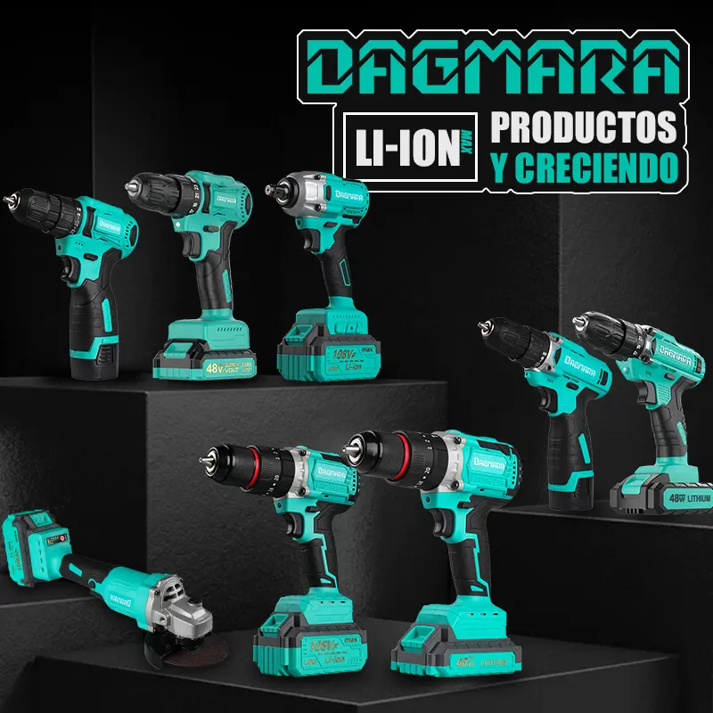Dagmara seri biru Heavy Duty Cordless tools(impact wrench/cordless drill/angel grinder) jual terpisah 2
