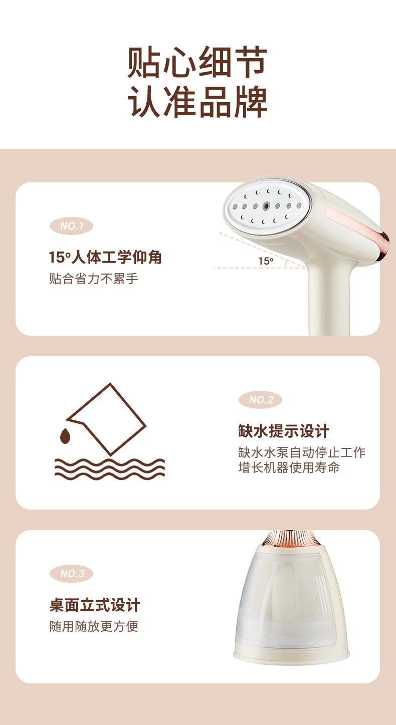 Product Introduction of Cross-Border Hot Products Handheld Garment Steamer Ironing Machine High-Power Steam Cross-Border Household Portable Electric Iron Mini Travel Iron 7