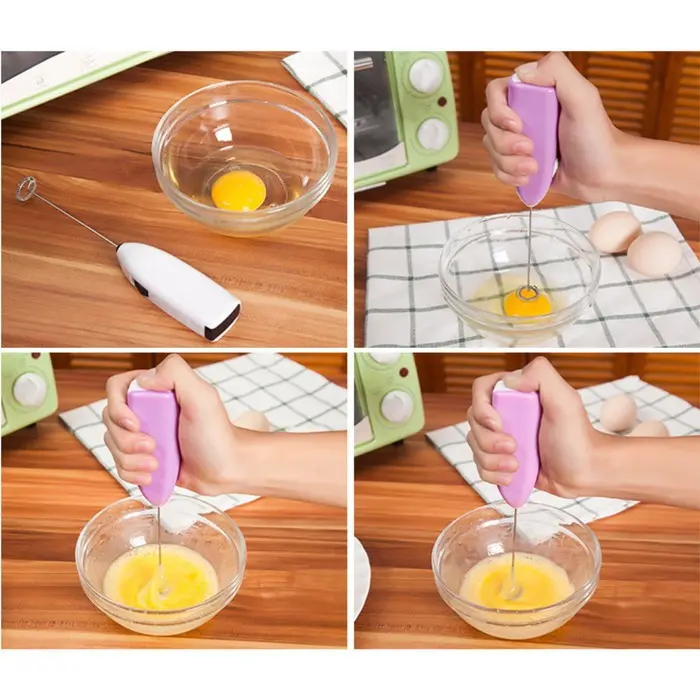 Promo HAND MIXER MINI MILK FROTHER PENGADUK TELUR MINUMAN DALGONA COFFEE KOPI PENGOCOK ELEKTRIK FOAM BUIH Terlarisss 5