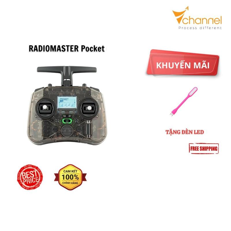 Tay cầm Điều Khiển Radiomaster Pocket CC2500/ELRS chính hãng - *Tặng kèm đèn…