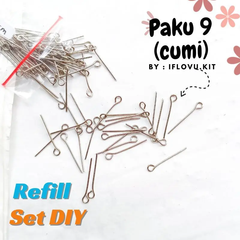 REFILL SET DIY By Iflovu Kit | Kodokan Gelang 1 Set Box stopper ring Kokot Udang Rantai Lada Stopper Gantungan Hp 8
