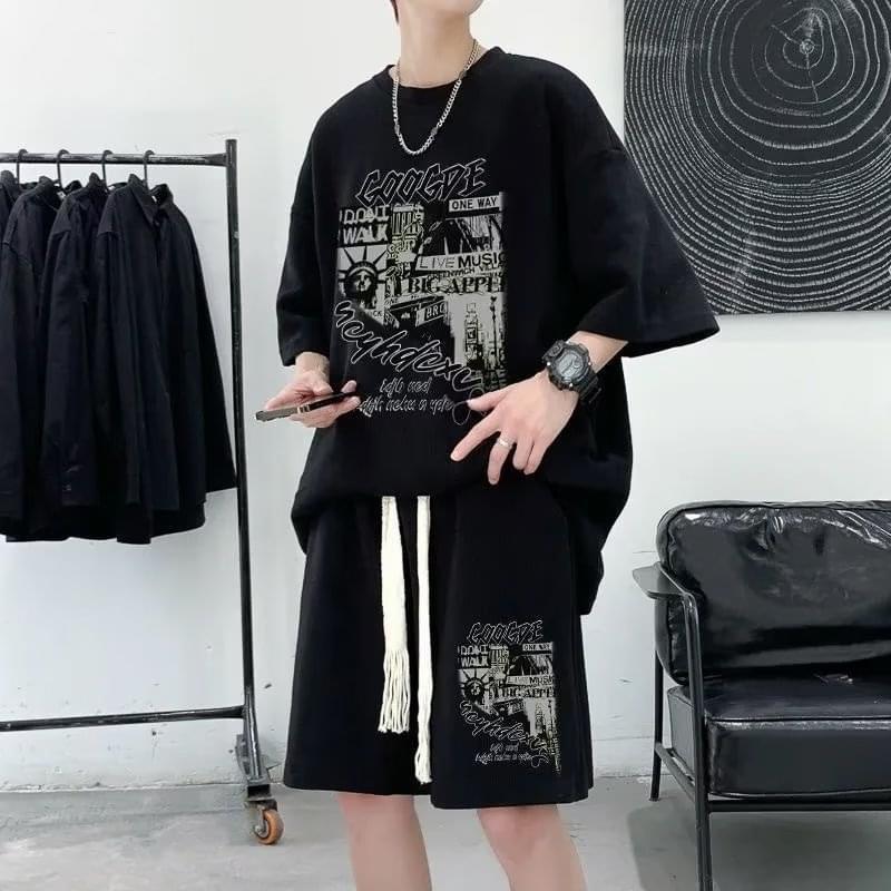  Bộ cộc hè 75kg tới 150kg dày dặn dành cho người béo  M  bigsize Nam 