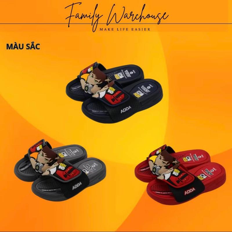 Dép Lê Trẻ Em ADDA 31R4V - Dép Quai Ngang Ben 10 Êm Chân Chống Trượt Hàng Chính Hãng