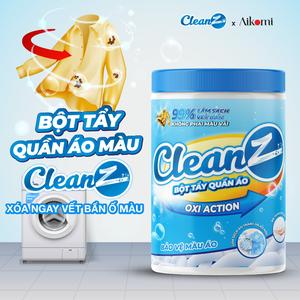 Bột tẩy quần áo màu CleanZ 300g đánh bay vết bẩn, ố màu giúp làm sạch quần áo như mới