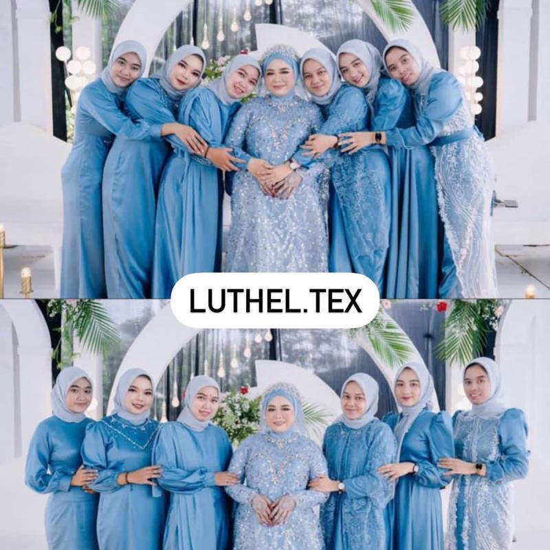 Paket Bridesmaid Satin Velvet + Paperbag TERMURAH 7