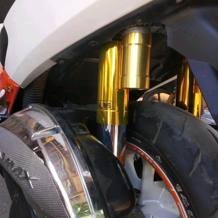 Paket komplit cover shock/Pengaman shockbreaker depan belakang plus Jalu As motor Yamaha Nmax old/new 4