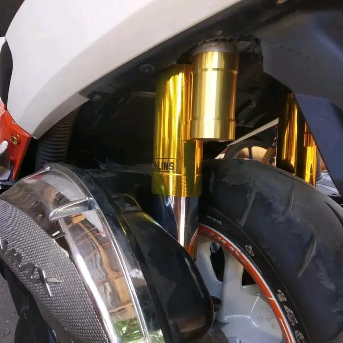 Paket komplit cover shock/Pengaman shockbreaker depan belakang plus Jalu As motor Yamaha Nmax old/new 4