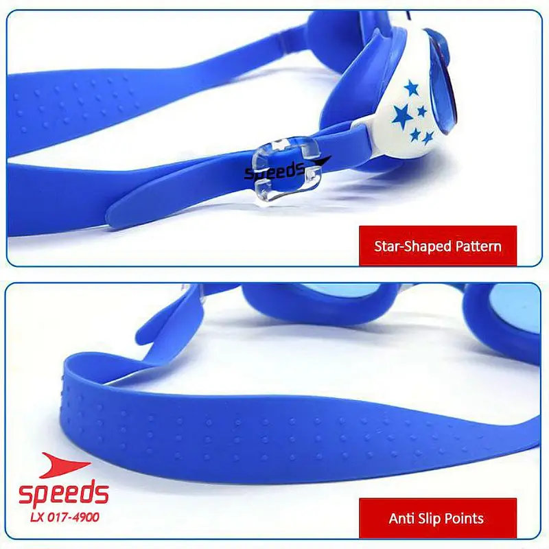 Speeds Kacamata Renang Anak Anti Fog Anti Air Nyaman Dimata Uniseks 017-4900 7