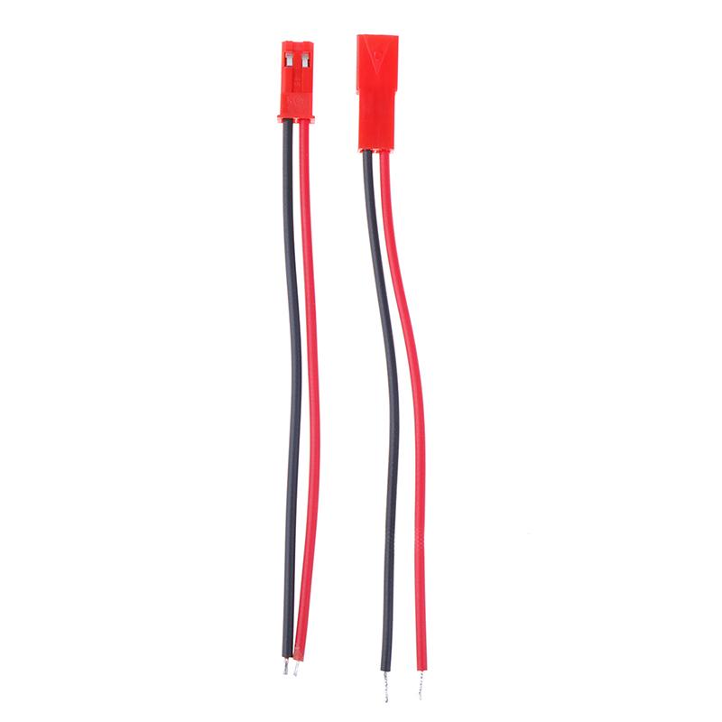 10 Cặp Đầu Nối 2 Chân, Cáp Cắm Jst Đực Và Cái, Dây 22 AWG Cho Pin Điều Khiển Từ Xa 7