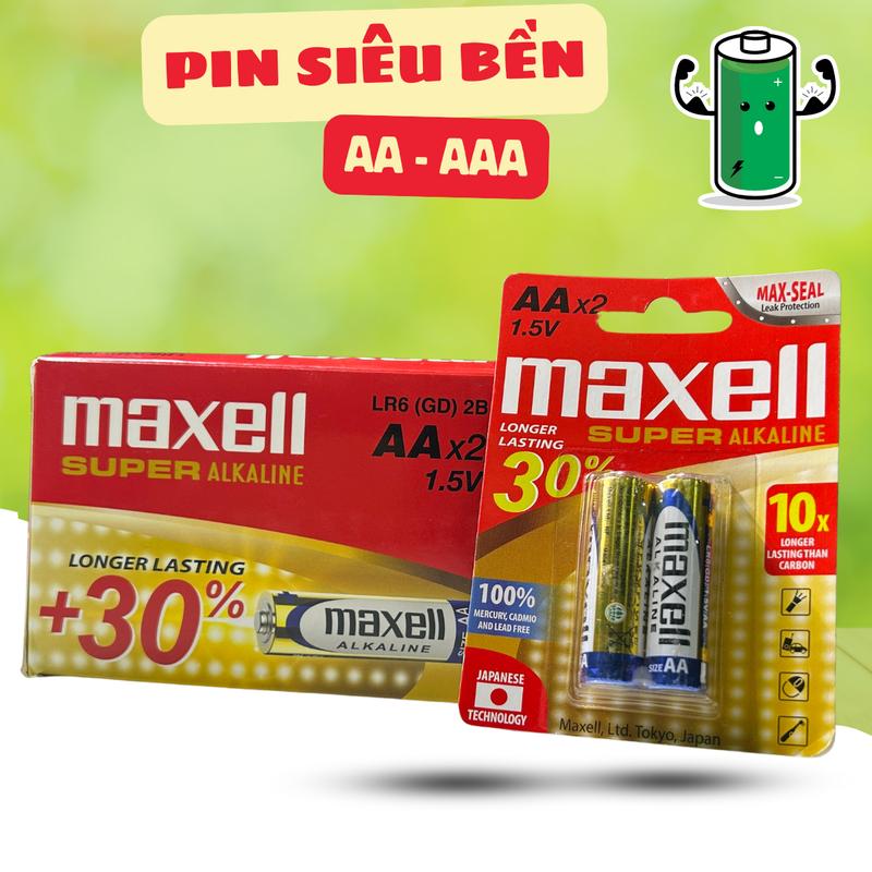  Pin gia đình AA AAA Kiềm Alkaline dung lượng cao hàng cho thời gian dùng lâu và độ bền pin lớn 