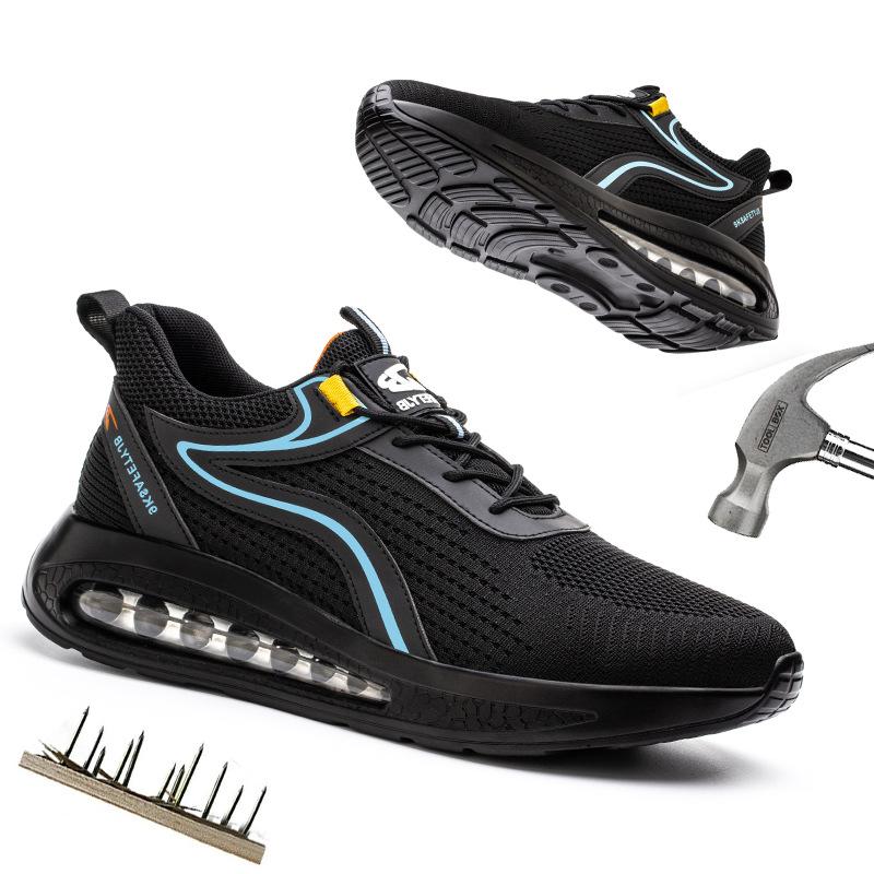 Product Introduction of Men Women Safety Shoes Anti-smash Anti-puncture Steel Toe Work Shoes Air Cushion Labor Protection Shoes Protective Shoes 1
