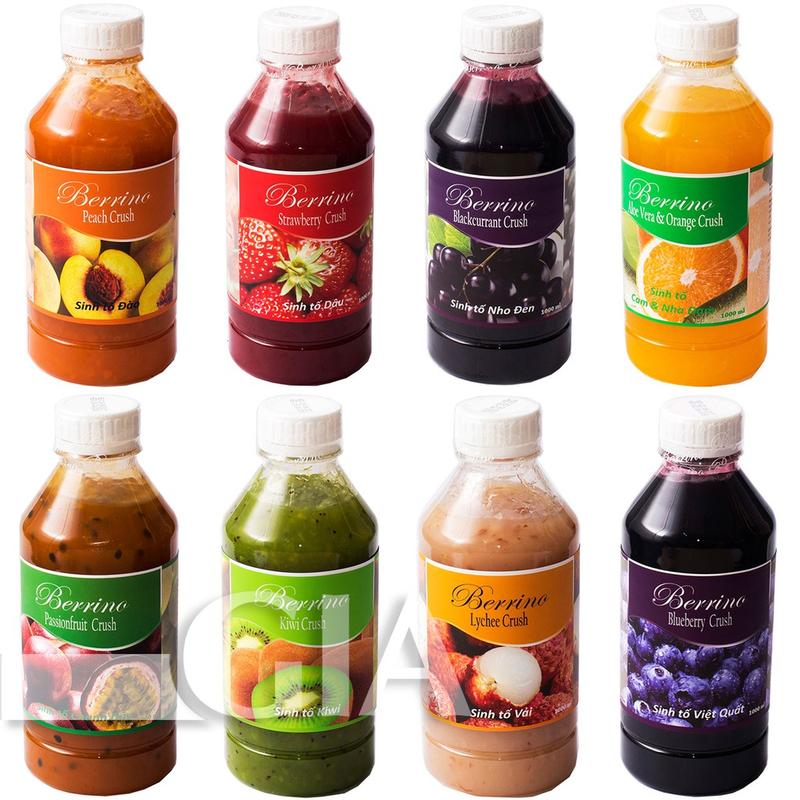 Mứt sinh tố Berrino đủ các vị